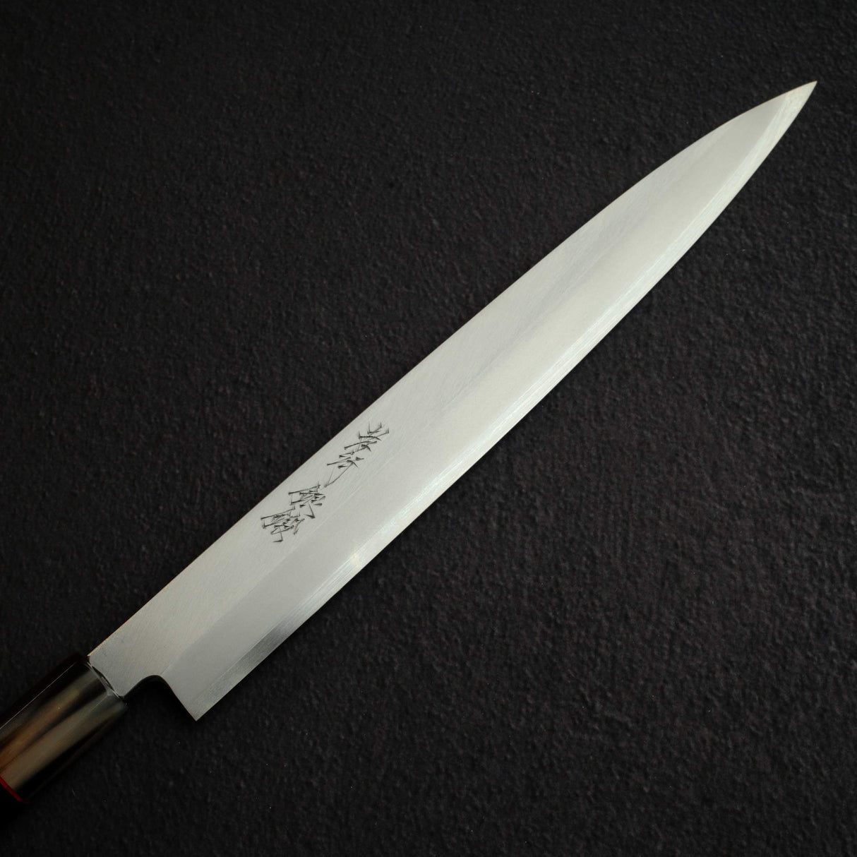 사카이 타카유키 긴탄 은삼강 야나기바(사시미칼) 270mm 에보니 핸들 블론드 혼