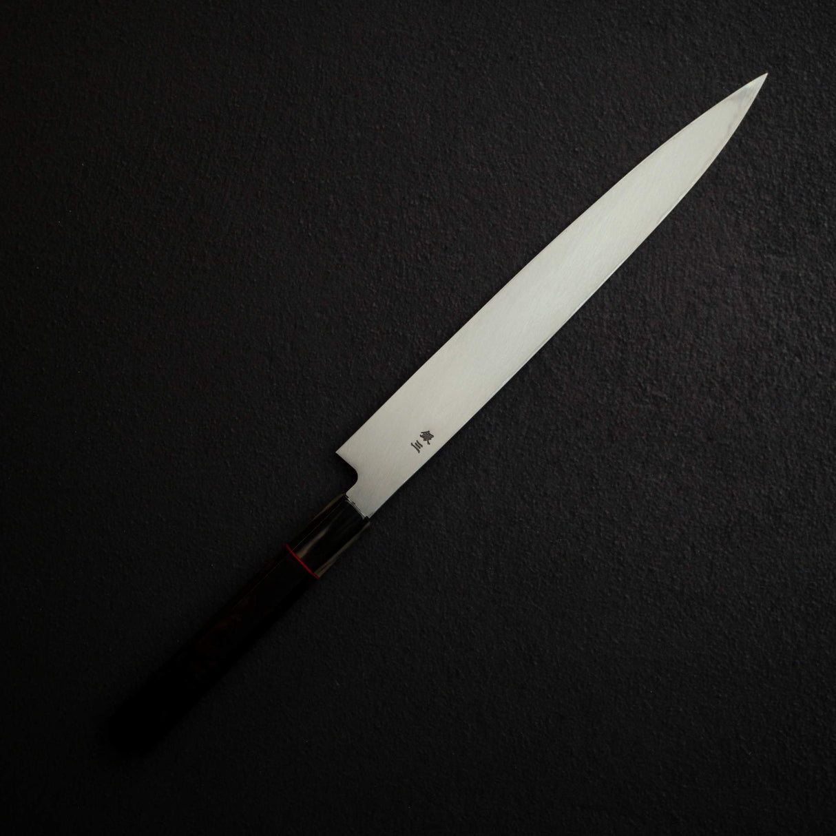 사카이 타카유키 긴탄 은삼강 야나기바(사시미칼) 270mm 에보니 핸들 블론드 혼
