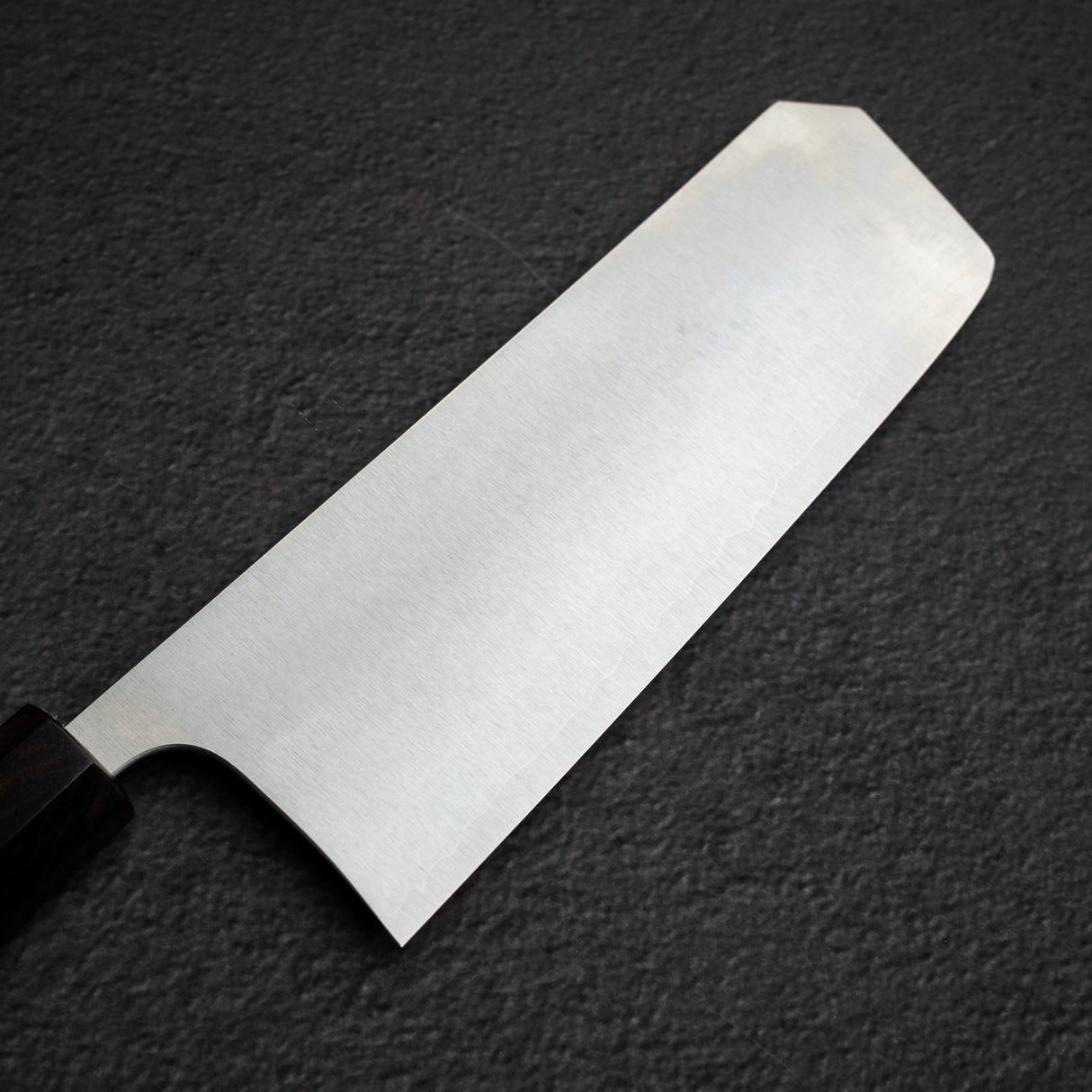 Shibata Koutetsu Chromax Boss Nakiri 175mm, Ebony White Ring Handle