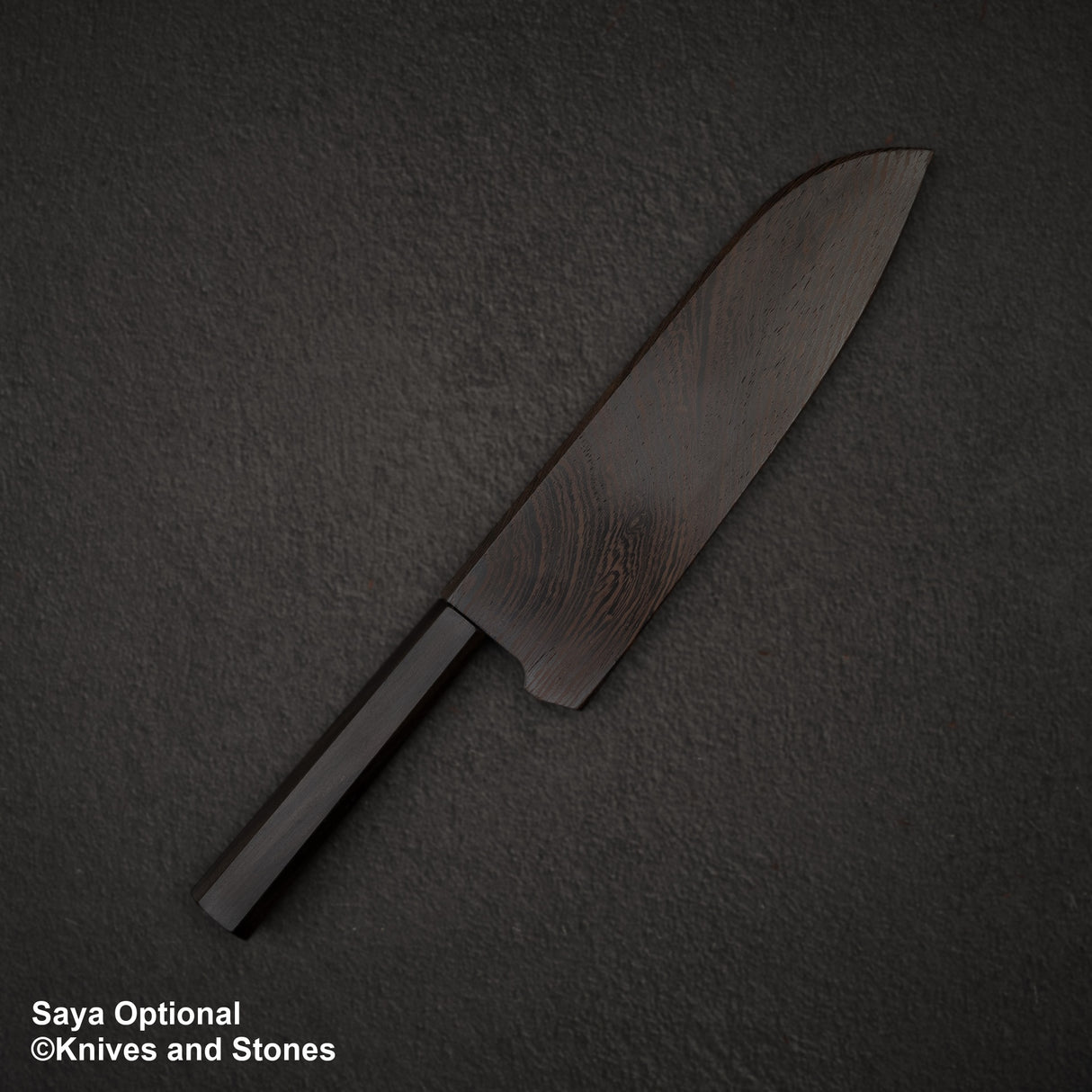 카모 시로 하모노 쿠로쿠모 SG2 블랙 다마스커스 산토쿠(다용도칼) 170mm 에보니 핸들