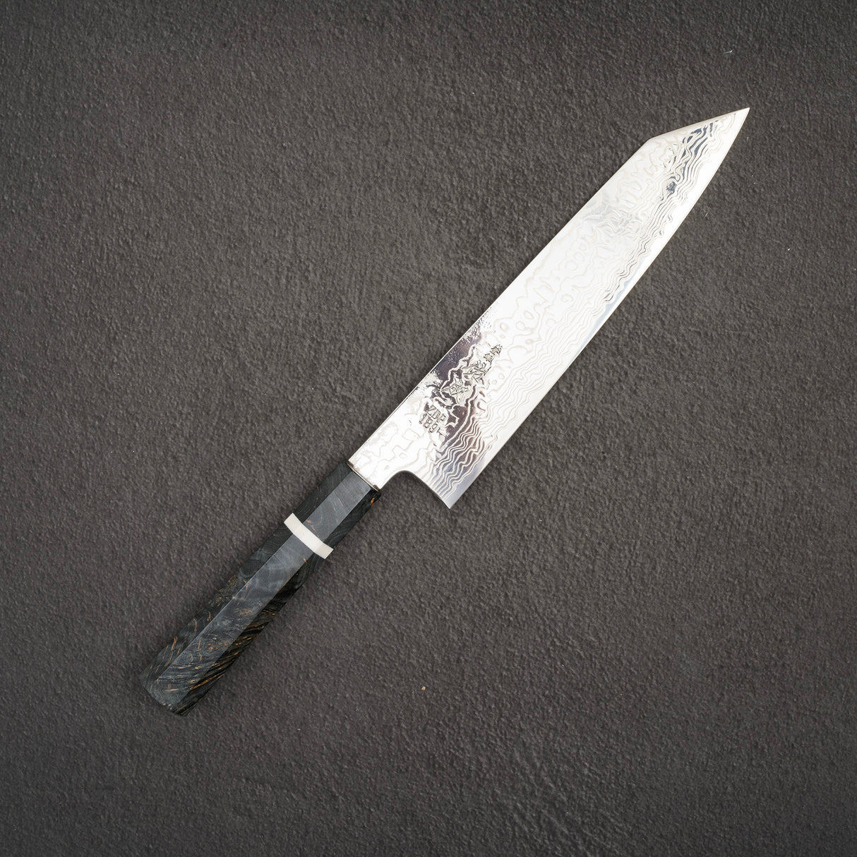 Sukenari ZDP-189 Damascus Kiritsuke (K-tip) Gyuto 240mm Birch Burl Handle