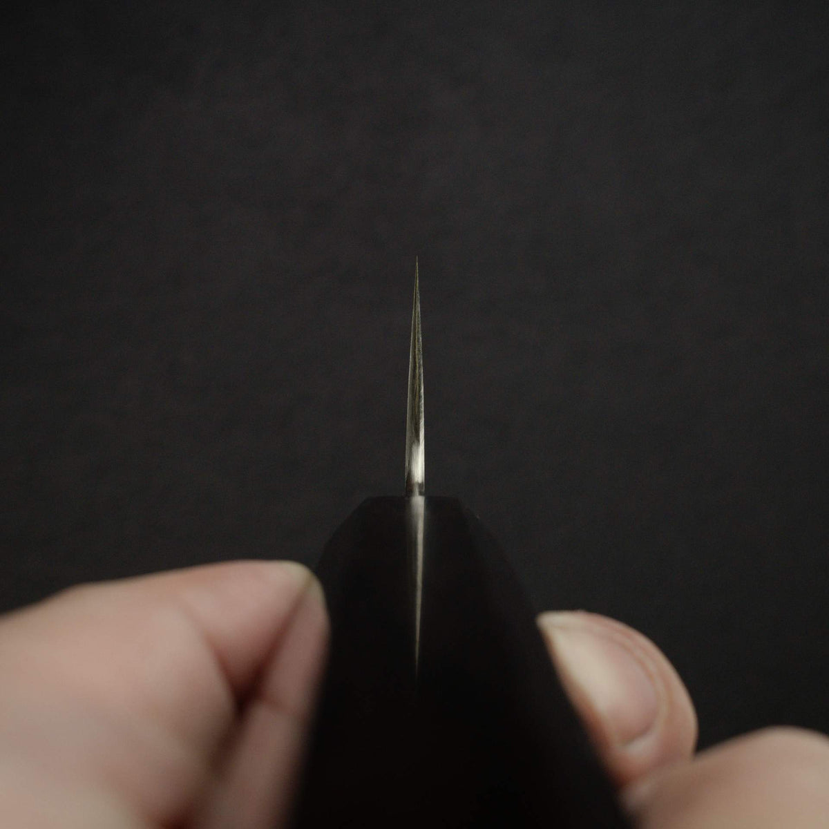 Sukenari ZDP-247 Hairline Gyuto 210mm, Ebony Handle
