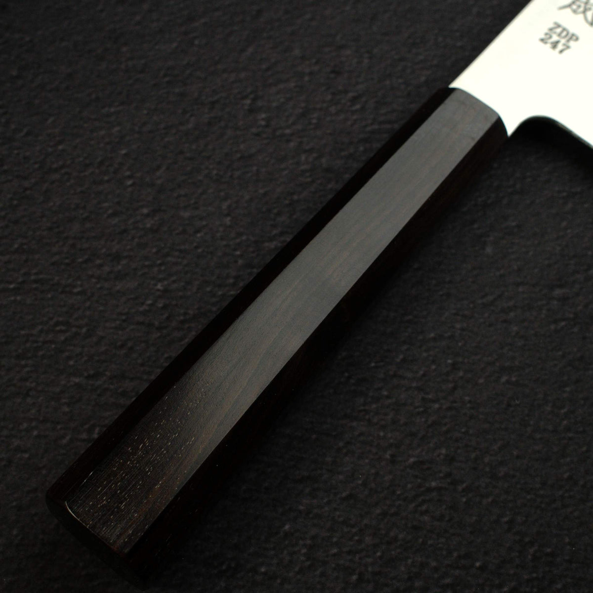 Sukenari ZDP-247 Hairline Gyuto 240mm, Ebony Handle