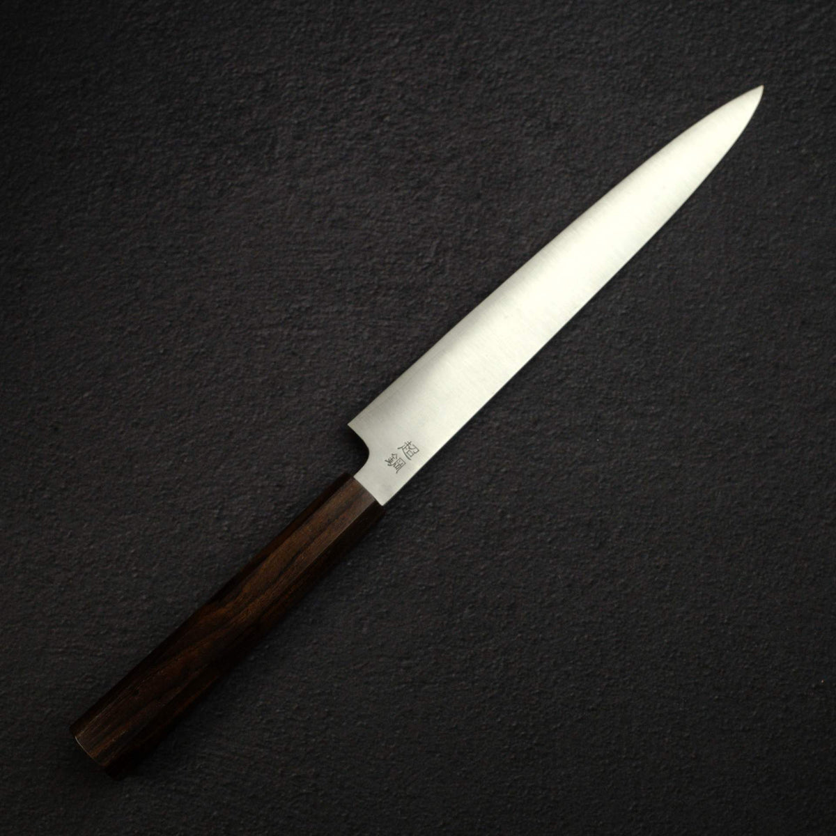 Sukenari ZDP-247 Hairline Sujihiki 240mm, Ebony Handle