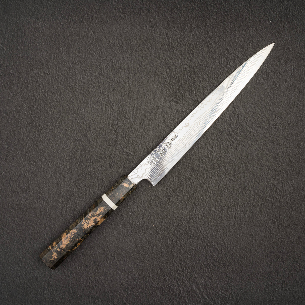 스케나리 ZDP-189 다마스커스 스지히키 240mm 벌우드 핸들 사야 포함