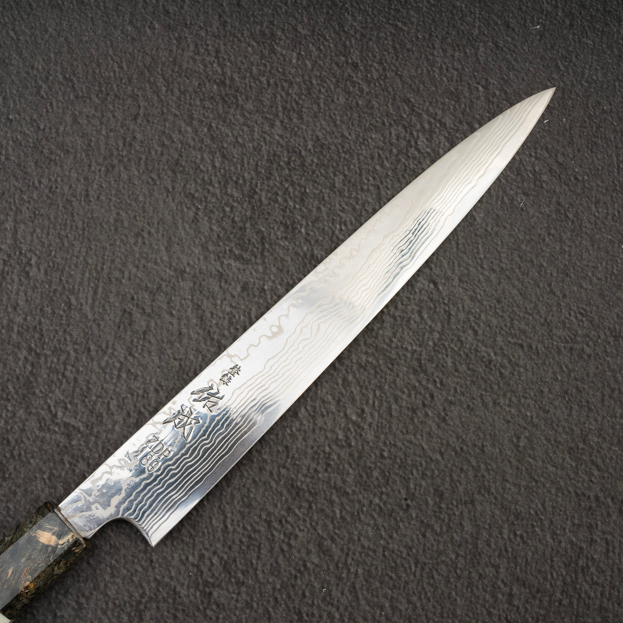 스케나리 ZDP-189 다마스커스 스지히키 240mm 벌우드 핸들 사야 포함
