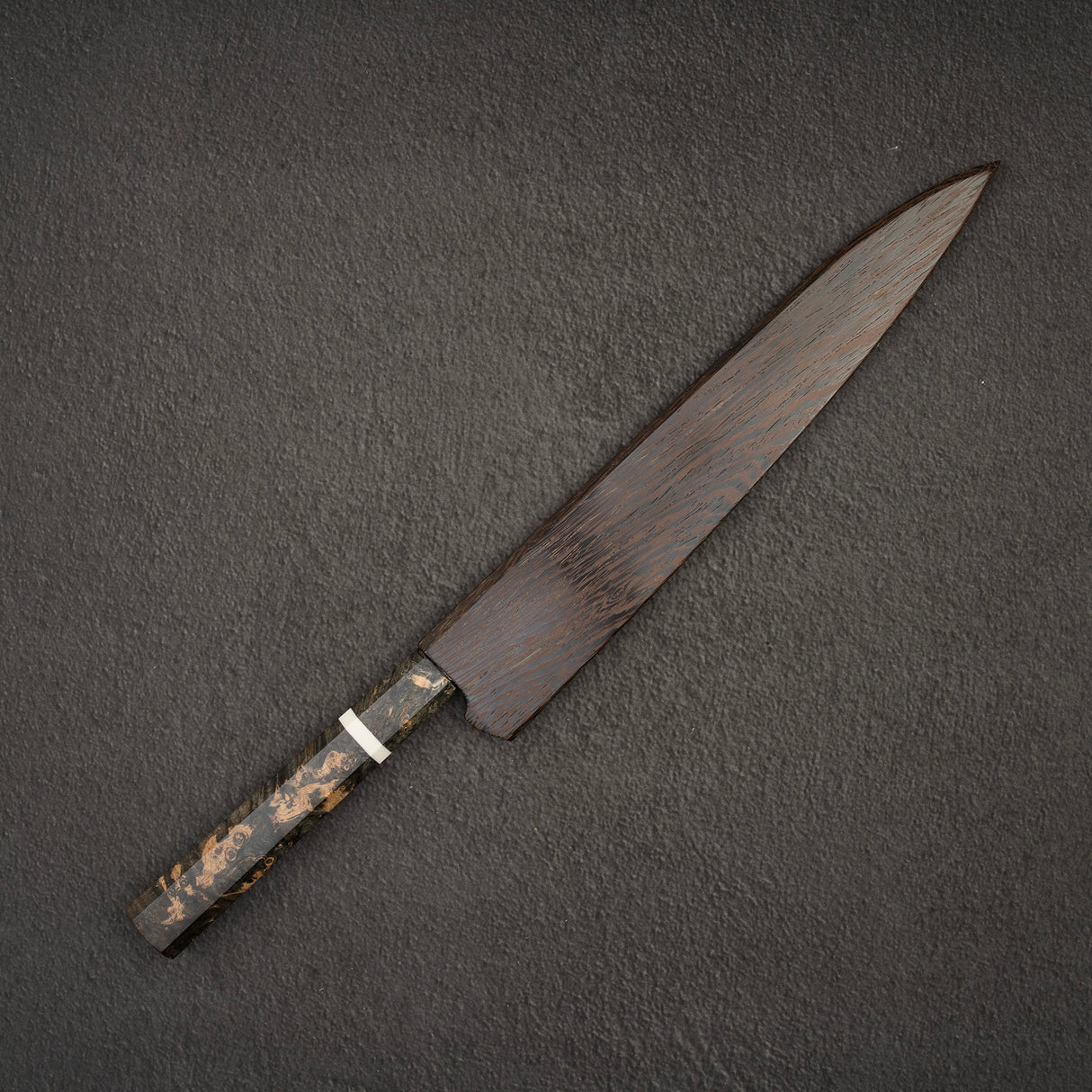 스케나리 ZDP-189 다마스커스 스지히키 240mm 벌우드 핸들 사야 포함