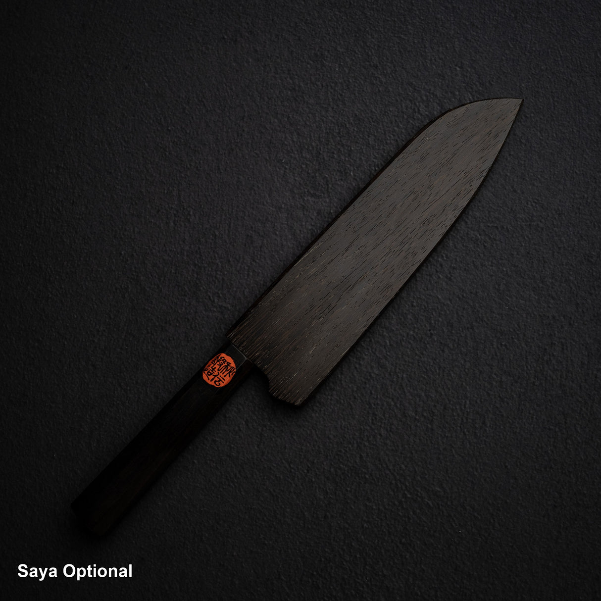 Tanaka Blue 2 Damascus Santoku 170mm Kurouchi