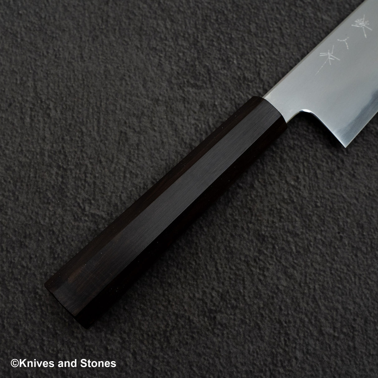테츠진 청2강 카스미 규토(셰프나이프) 240mm 에보니 핸들