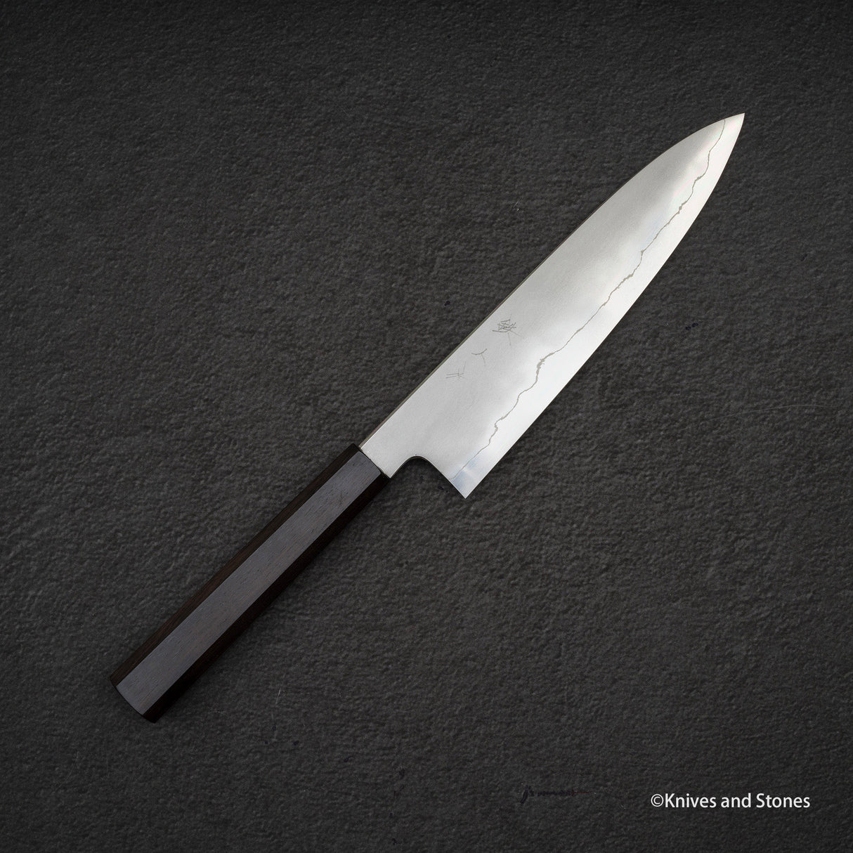 테츠진 은삼강 카스미 규토(셰프나이프) 210mm 에보니 핸들