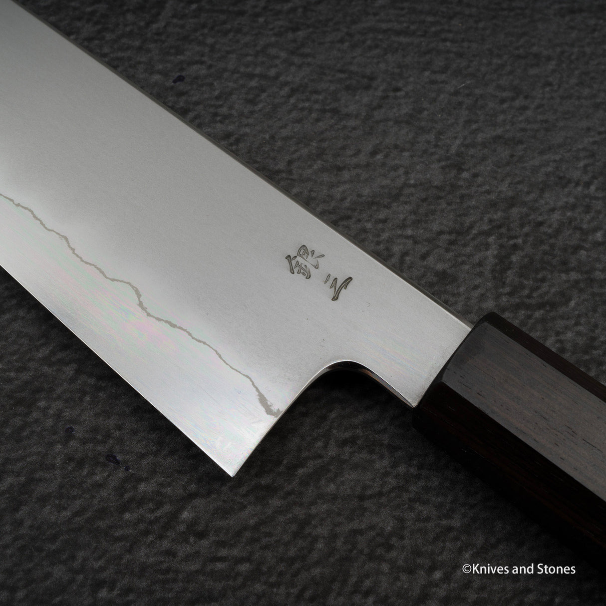 테츠진 은삼강 카스미 규토(셰프나이프) 210mm 에보니 핸들