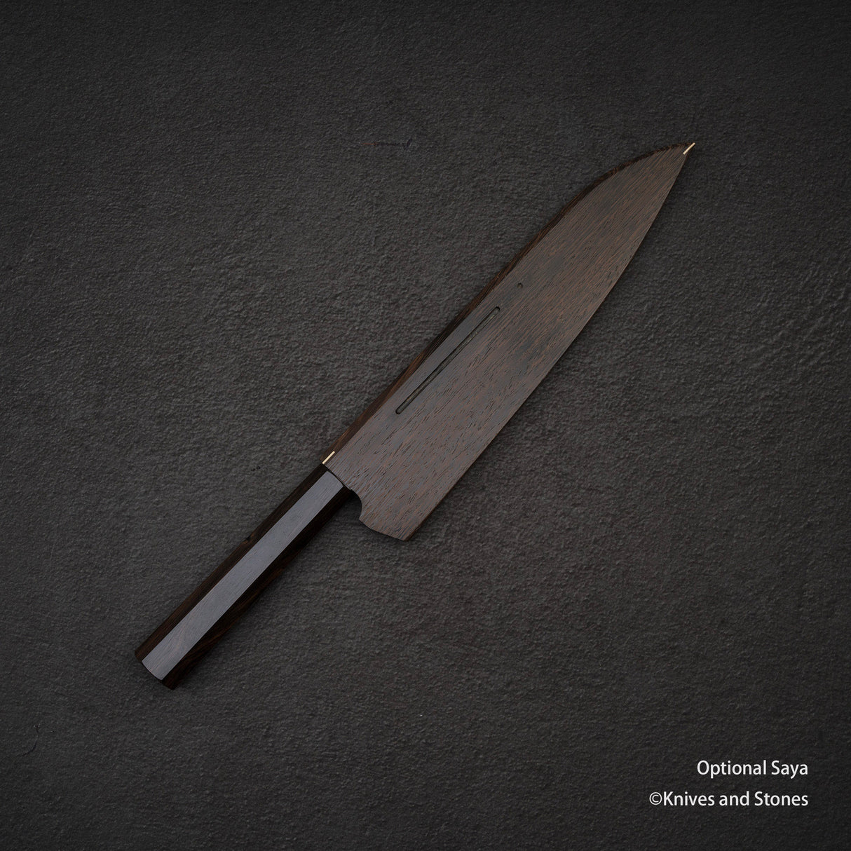 테츠진 은삼강 카스미 규토(셰프나이프) 240mm 에보니 핸들