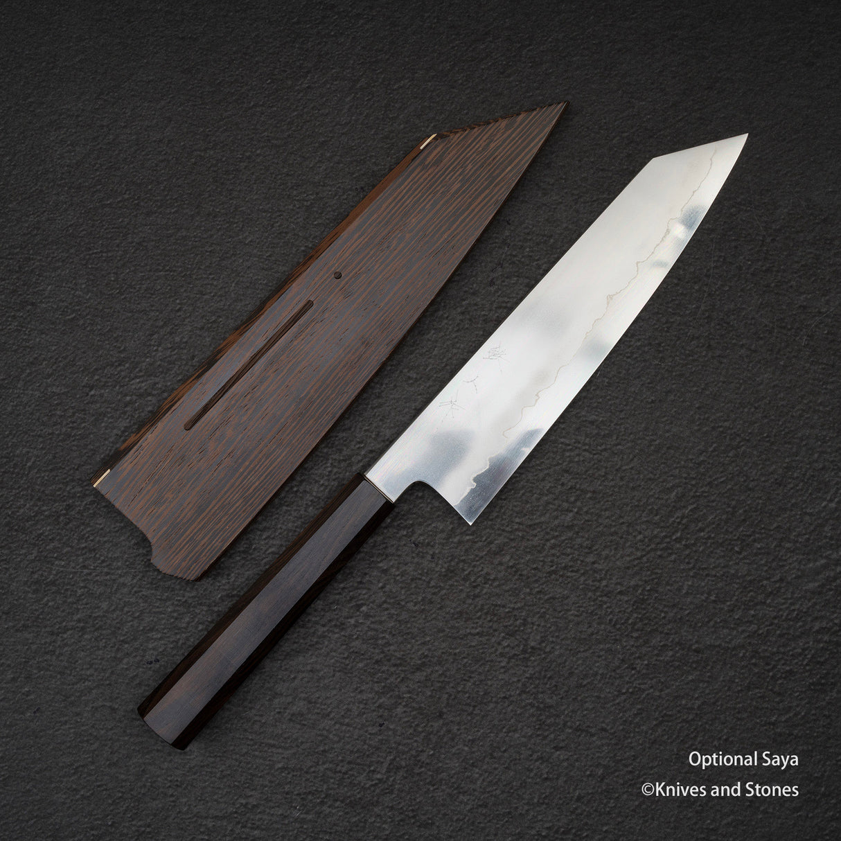 테츠진 은삼강 카스미 K팁 규토(셰프나이프) 210mm 에보니 핸들
