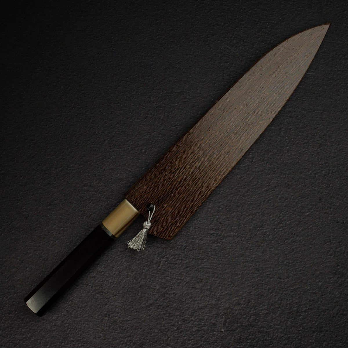 Tetsujin Ginsan Tanryusen (Metal Flow) Gyuto 240mm w/ Saya, B Grade