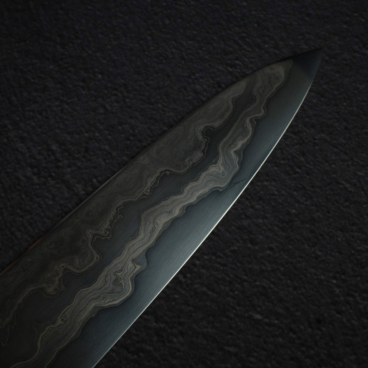 Tetsujin SP Lightning Blue 2 Hand-folded Damascus Gyuto 240mm w/ Saya