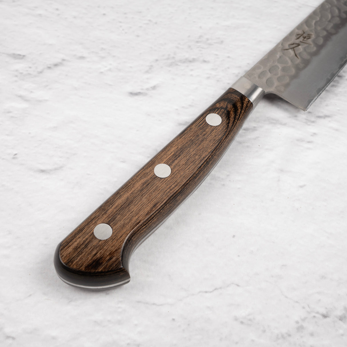 츠네히사 AUS8 츠치메 스지히키 240mm 브라운 웨스턴핸들