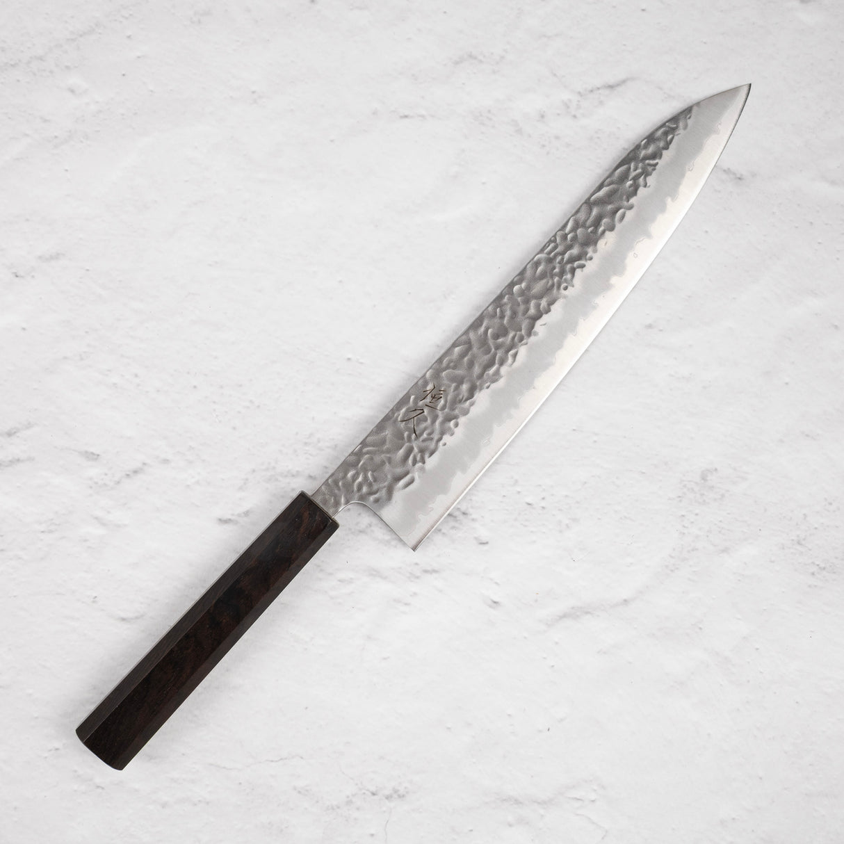 츠네히사 백1강 스텐클래드 츠치메 규토(셰프나이프) 240mm 에보니 핸들