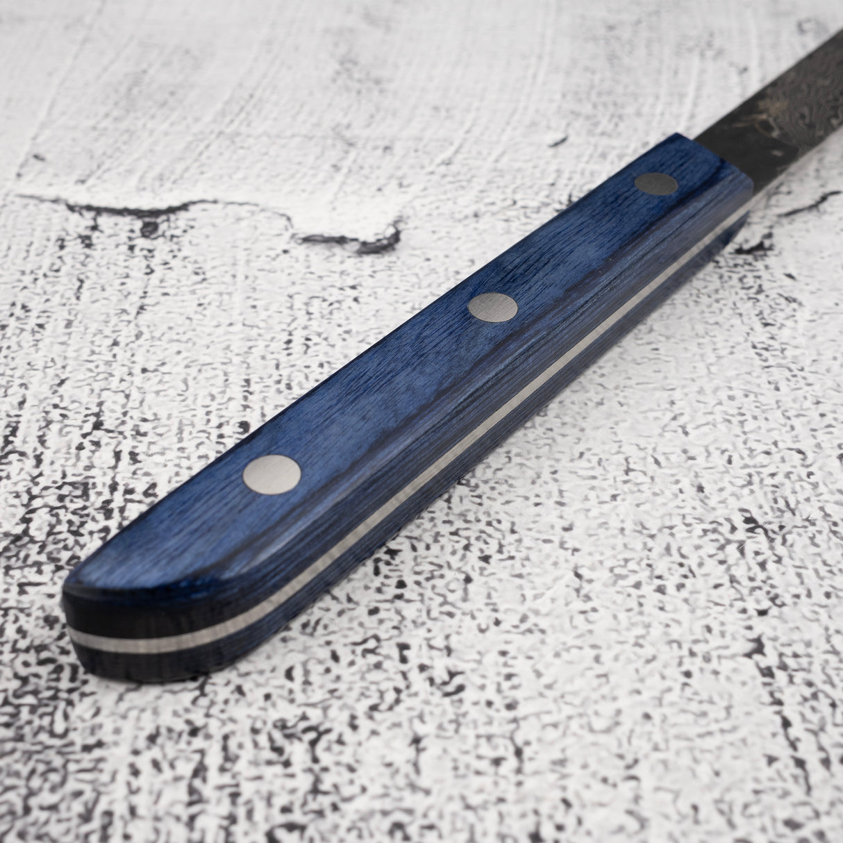 Tsunehisa AUS10 Damascus Steak Knife Blue