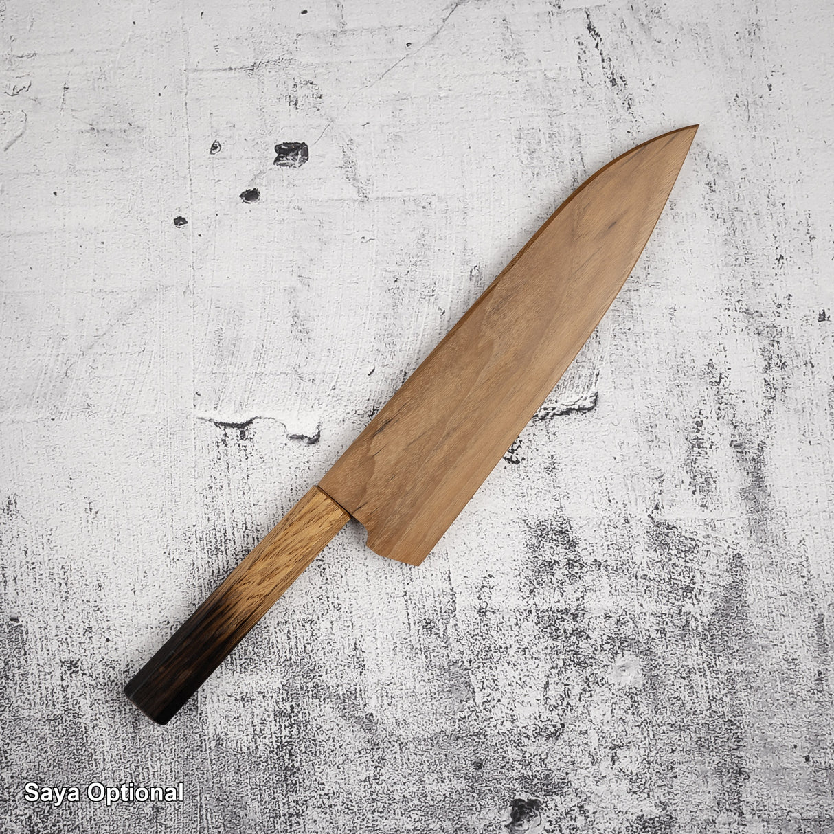 츠네히사 SLD 강 와시지 규토(셰프나이프) 210mm 번트 카시 핸들
