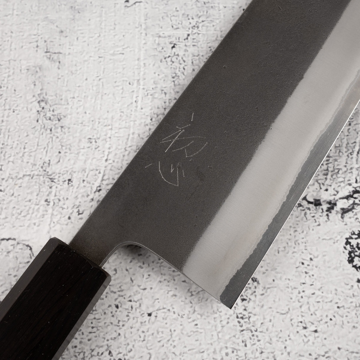 Yoshikane White 2 KU Nashiji Nakiri 165mm Stainless Clad Ebony by Hatsukokoro