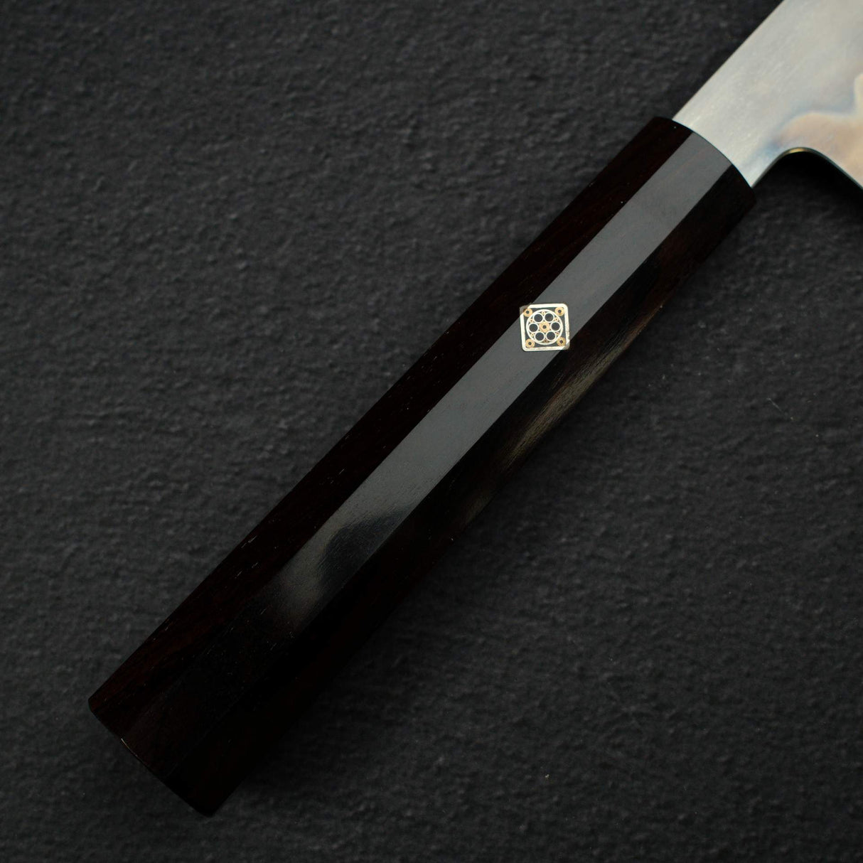 Exotic: Yoshikazu Ikeda White 1 Mizu-Honyaki Kachikaeshi Gyuto 240mm Ebony Set