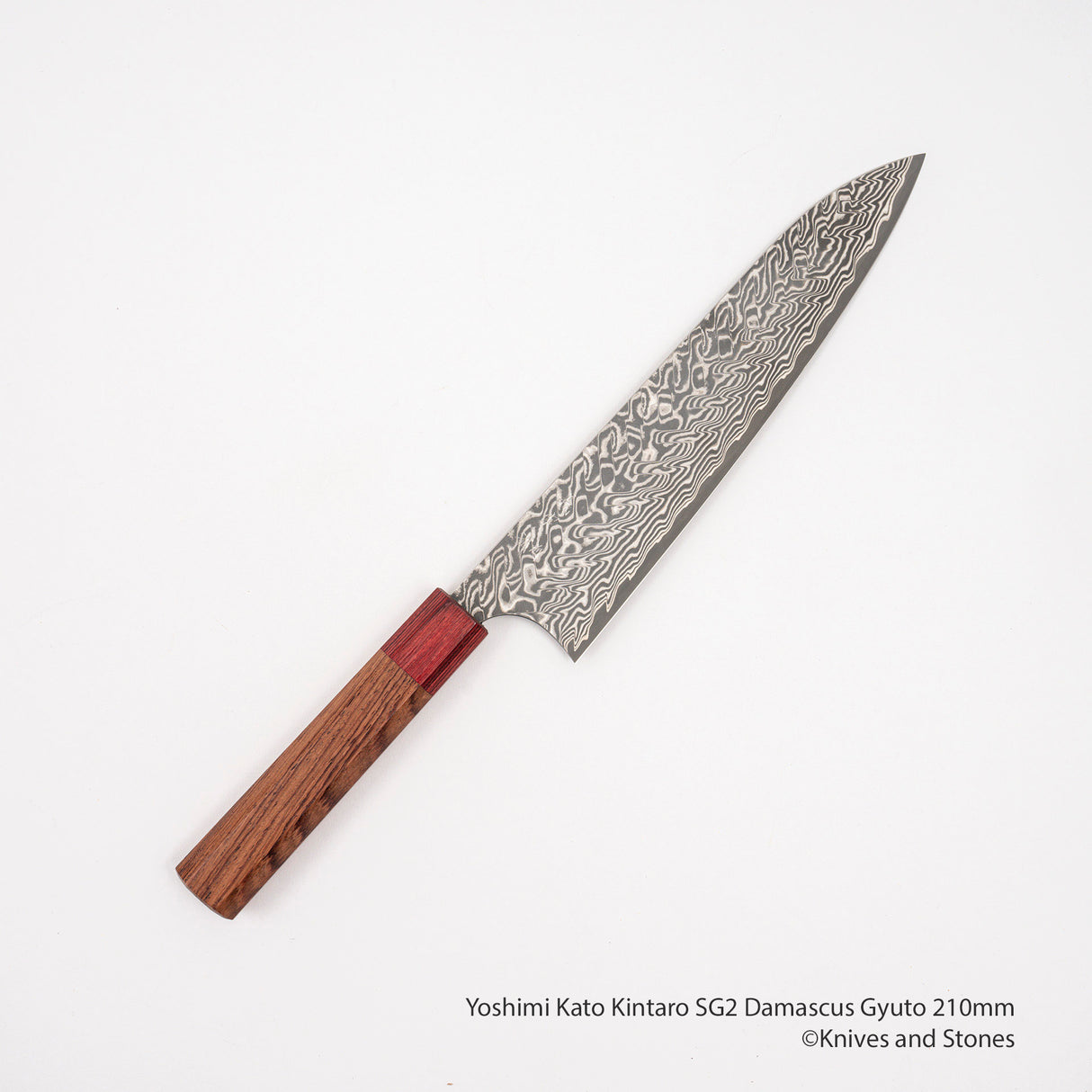 Yoshimi Kato Kintaro SG2 Damascus Gyuto 210mm
