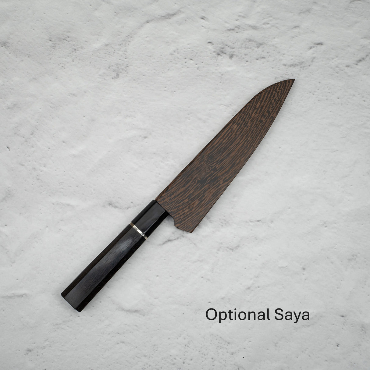 카토 요시미 SG2 경면 다마스커스 페티 150mm 에보니 핸들