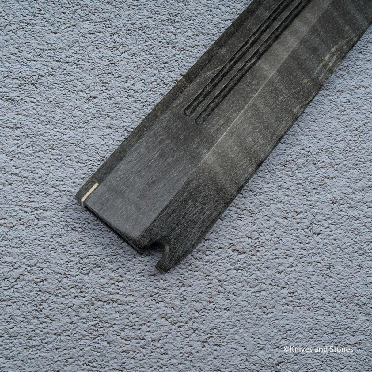 K&S Magnetic Sakimaru Saya & Handle Set Stabilized Curly Maple / Ebony / Pau Rosa