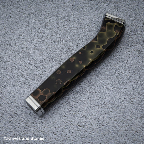 The Copper Mesh Nenox Style WA Handle for Gyuto / Yanagiba
