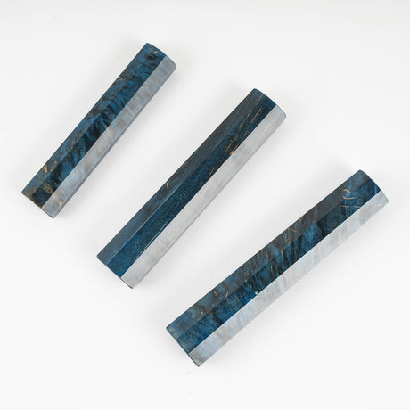 K&S Custom The Starry: Stabilized and Dyed Burl WA Handle, Slim Profile, K&S Custom