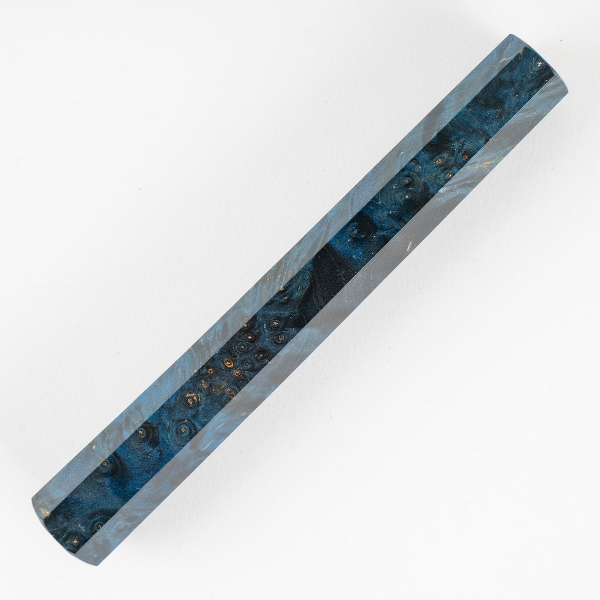 K&S Custom The Starry: Stabilized and Dyed Burl WA Handle, Slim Profile, K&S Custom