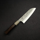 Kei Kobayashi SG2 Damascus Santoku 170mm, Ebony Handle Horn Ferrule