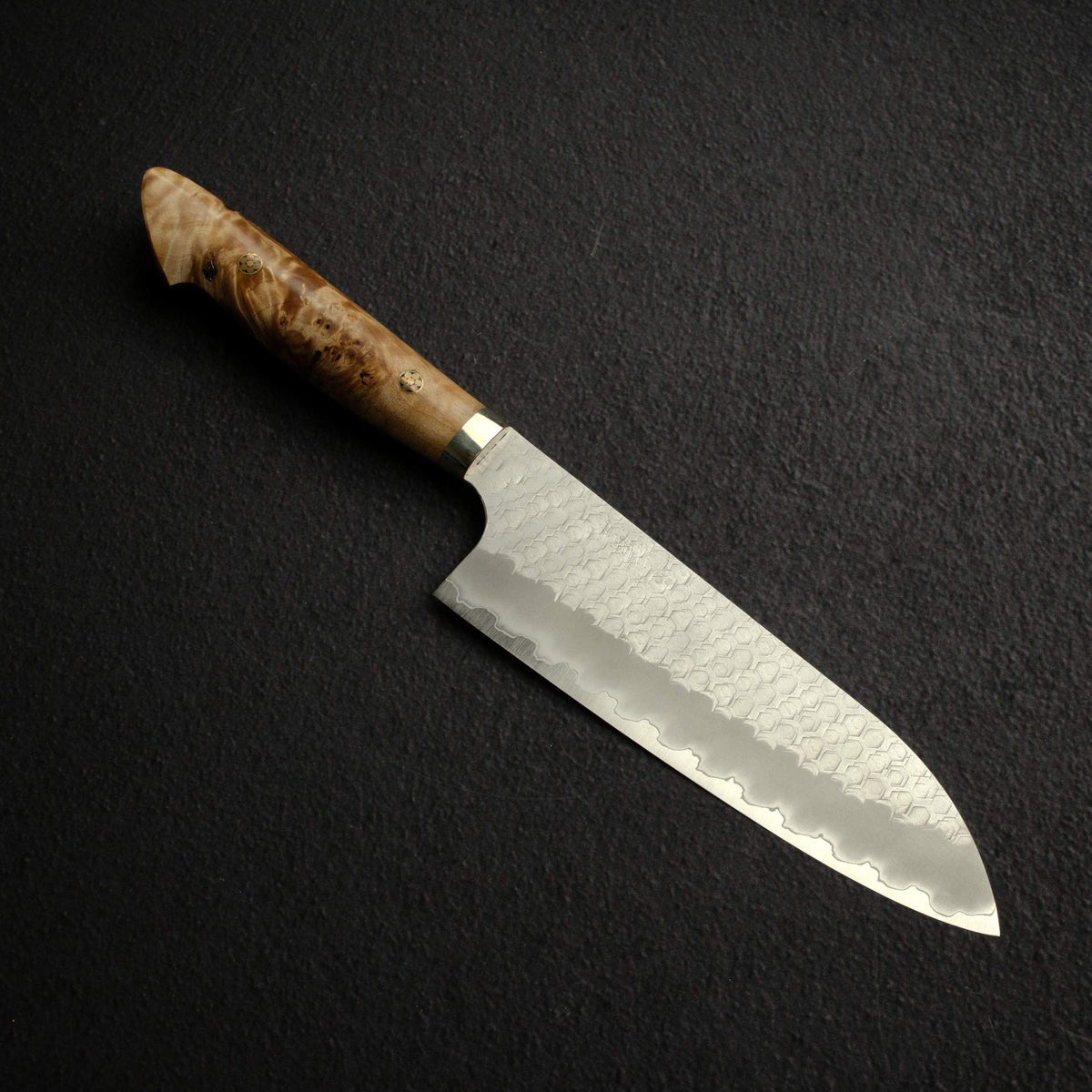 니가라 SG2 츠치메 매트 미가키 산토쿠(다용도칼) 180mm 메이플 벌 웨스턴핸들