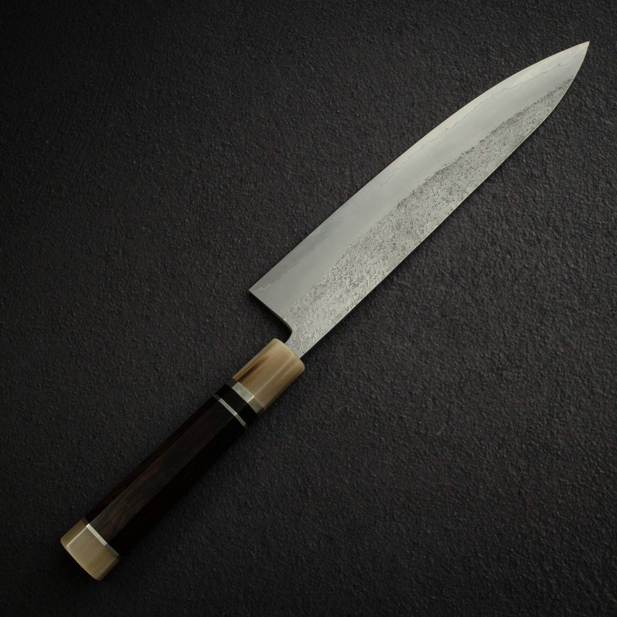 Miyazaki Kajiya Ginsan Tsuchime Gyuto 275mm w/ Saya