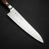 Tamahagane Kyoto 63 Layer-Damascus Gyuto Knife 210mm Wood Handle Factory Second