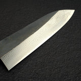 Hatsukokoro Ginsan Kurouchi Damascus Santoku 170mm Carbon Fibre Handle