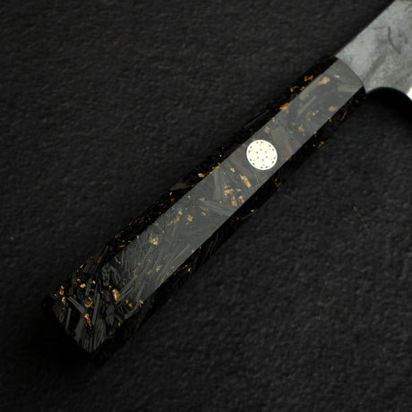 하츠코코로 은삼강 쿠로우치 다마스커스 산토쿠(다용도칼) 170mm 카본파이버 핸들