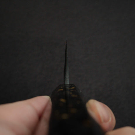하츠코코로 은삼강 쿠로우치 다마스커스 산토쿠(다용도칼) 170mm 카본파이버 핸들