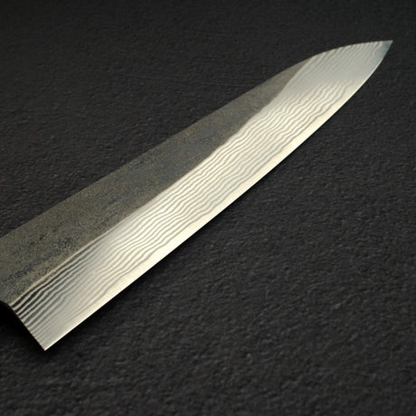 하츠코코로 은삼강 쿠로우치 다마스커스 규토(셰프나이프) 240mm 카본파이버 핸들