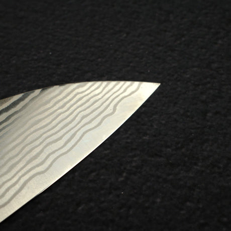 하츠코코로 은삼강 쿠로우치 다마스커스 규토(셰프나이프) 240mm 카본파이버 핸들