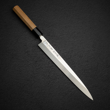 Masamoto Sohonten Aoko Honyaki (HA, Blue 2) Yanagiba 270 mm with Saya HA0427