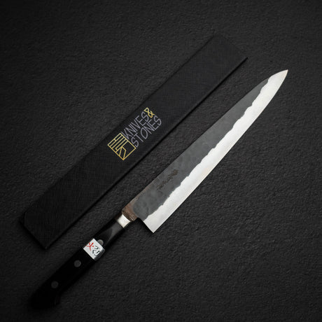 Teruyasu Fujiwara Denka Sujihiki 240mm Aogami Super Kurouchi