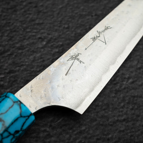 Kurosaki Kokusen Ei AS Petty 130mm - Turquoise Ferrule