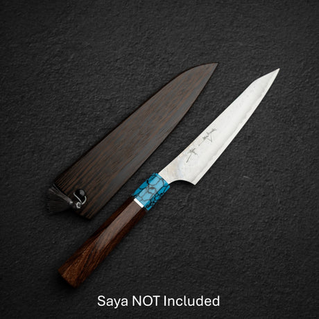 Kurosaki Kokusen Ei AS Petty 130mm - Turquoise Ferrule