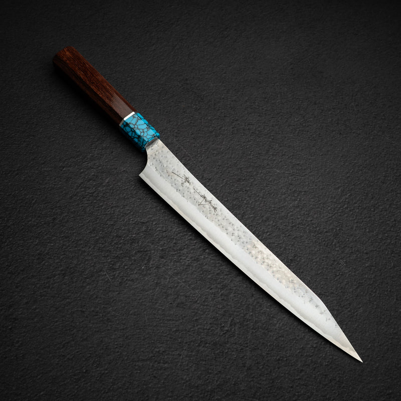 구로사키 코쿠센 에이 AS 스지히키 240mm 터콰이즈 페룰