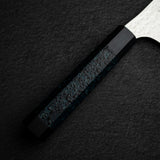 Kurosaki Senko (閃光) Ei SG2 Santoku 165mm Ai Tenmoku Handle & Saya
