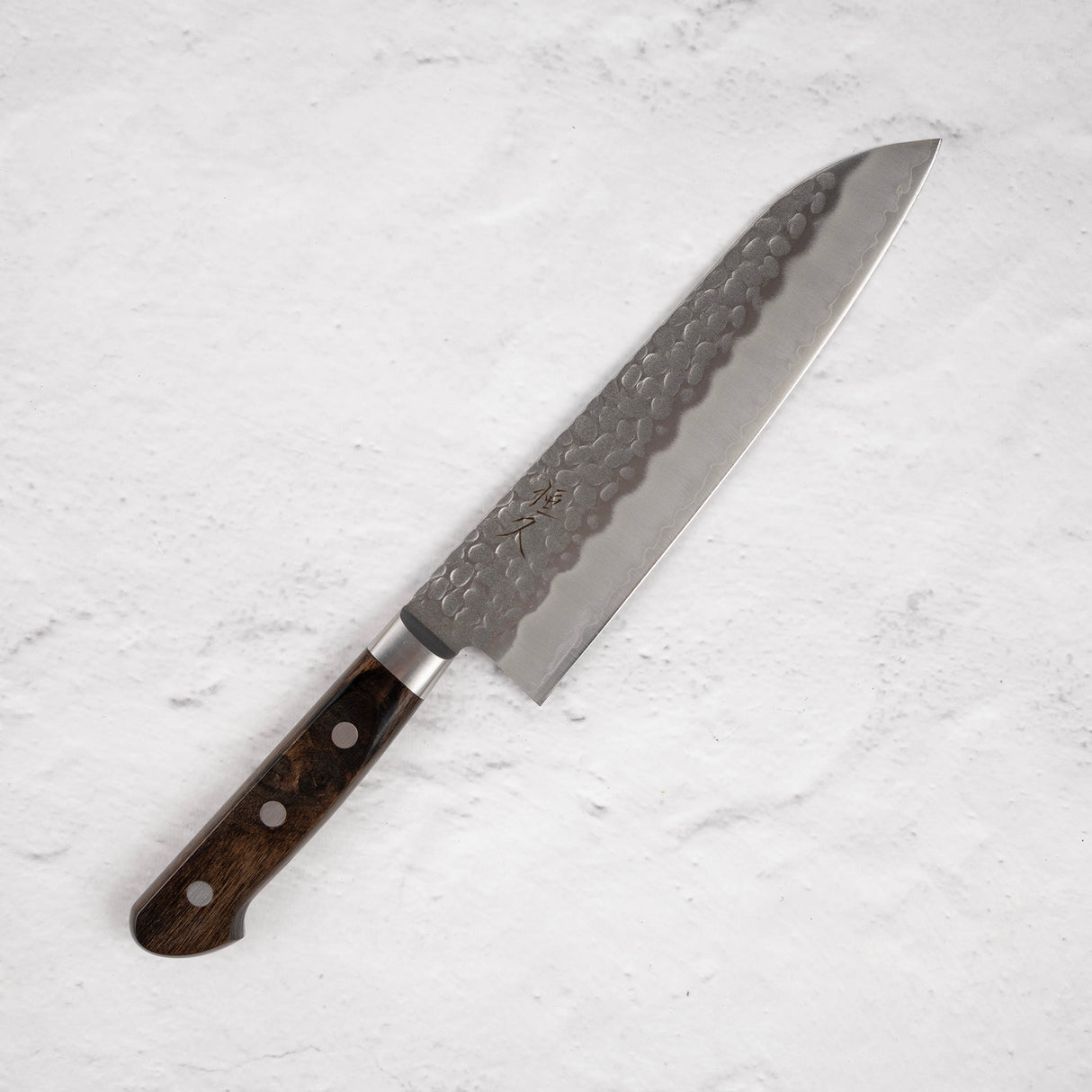 츠네히사 AUS8 츠치메 산토쿠(다용도칼) 180mm 웨스턴핸들
