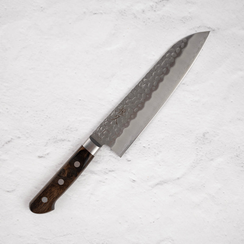 츠네히사 AUS8 츠치메 산토쿠(다용도칼) 180mm 웨스턴핸들