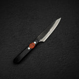Tanaka Blue 2 Kurouchi Tsuchime Stainless Clad Petty 120mm