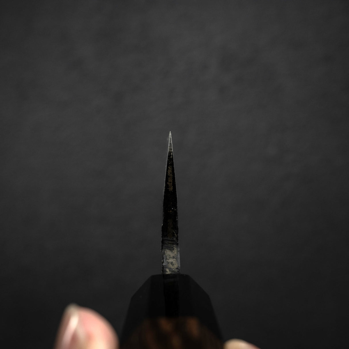 하츠코코로 쿠로카제 청2강 쿠로우치 양날 K팁 데바(생선손질칼) 165mm